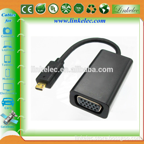 Alibaba China gold supplier custom mini usb to vga adapter